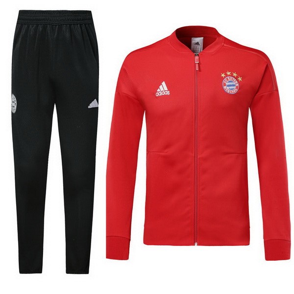 Chandal Del Niños Bayern Munich 2018-2019 Rojo Negro